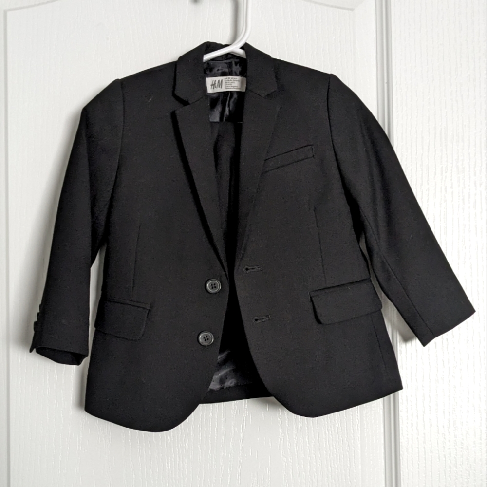 H&M Toddler Boys Black Suit 2T